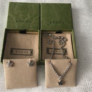 SOLD DIRECT‼️✨BNIB AUTHENTIC GUCCI SET NECKLACE & EARRINGS ✨